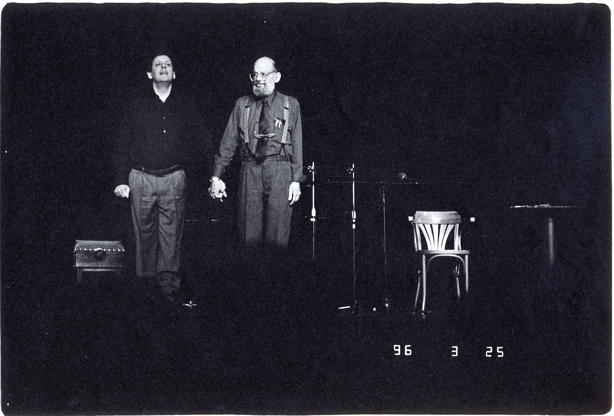 Philip Glass a Allen Ginsberg v Divadle Archa | 1996